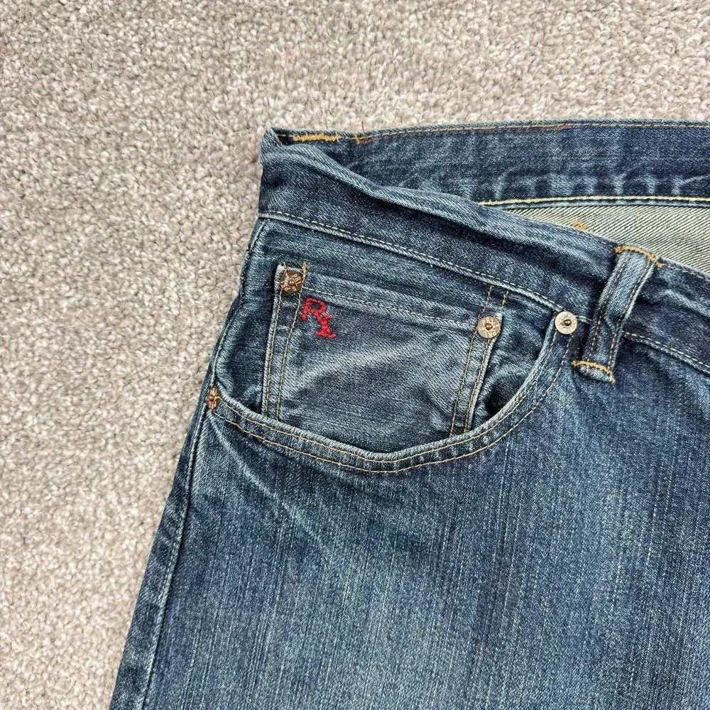 Polo Ralph Lauren Classic Fit Jeans Men's 36x32 Blue 100% Cotton Denim